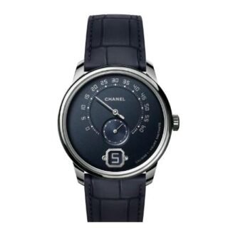 Chanel MONSIEUR. BLUE EDITION WATCH Replica H6432