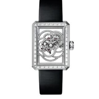Chanel Premiere Camelia Skeleton Watch Replica H5252