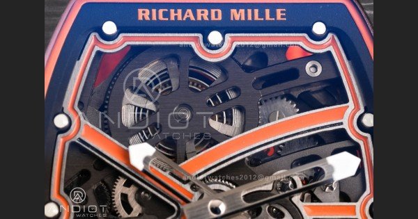 Custom Made RM67-02 NTPT Lando Norris on Orange Nylon strap CRMA7 Clone