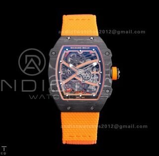 Custom Made RM67-02 NTPT Lando Norris on Orange Nylon strap CRMA7 Clone