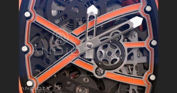 Custom Made RM67-02 NTPT Lando Norris on Orange Nylon strap CRMA7 Clone