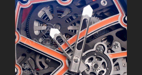 Custom Made RM67-02 NTPT Lando Norris on Orange Nylon strap CRMA7 Clone