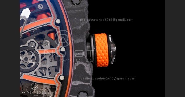 Custom Made RM67-02 NTPT Lando Norris on Orange Nylon strap CRMA7 Clone