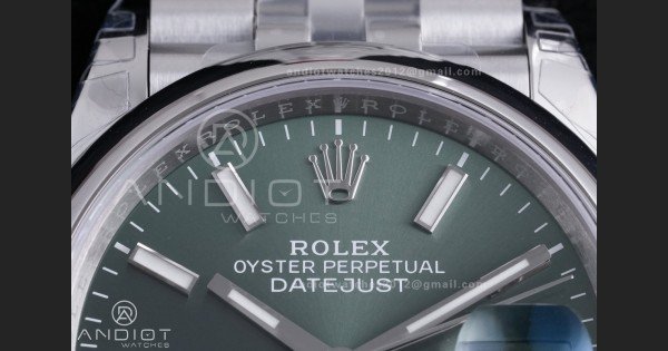 DateJust 36 SS 126200 VSF 1:1 Best Edition 904L Steel Green Dial on Jubilee Bracelet VS3235