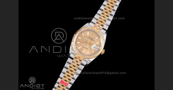 DateJust 36 SS 126233 VSF 1:1 Best Edition 904L Steel YG Leaves Dial on Jubilee Bracelet VS3235