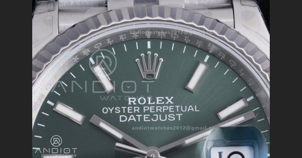 DateJust 36 SS 126234 VSF 1:1 Best Edition 904L Steel Green Dial on Jubilee Bracelet VS3235
