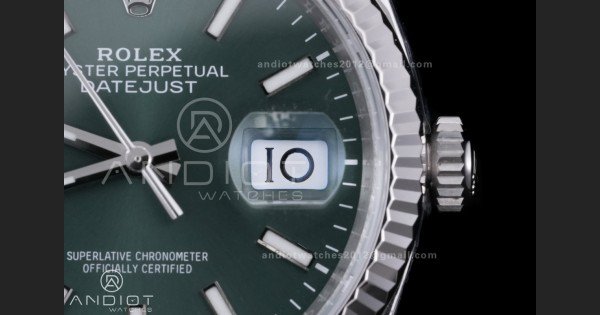 DateJust 36 SS 126234 VSF 1:1 Best Edition 904L Steel Green Dial on Jubilee Bracelet VS3235