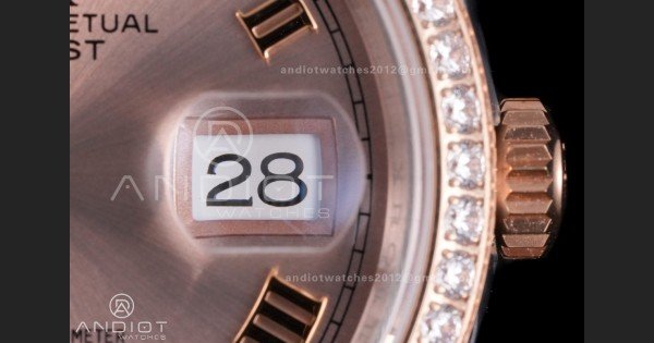 DateJust 36 SS 126281rbr VSF 1:1 Best Edition 904L Steel RG Roman Dial on Jubilee Bracelet VS3235