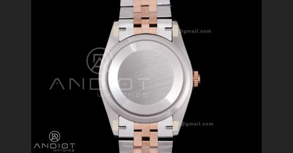DateJust 36 SS 126281rbr VSF 1:1 Best Edition 904L Steel RG Roman Dial on Jubilee Bracelet VS3235