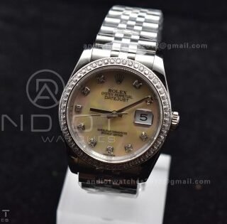 DateJust 36 SS BPF 1:1 Best Edition 316F Steel Oyster Dial On Jubilee Bracelet A2836