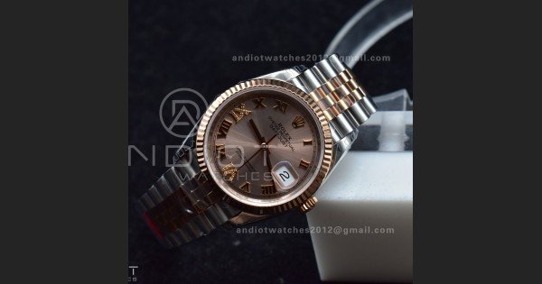 DateJust 36 SS/RG 126231 VSF 1:1 Best Edition 904L Steel RG Dial on Jubilee Bracelet VS3235