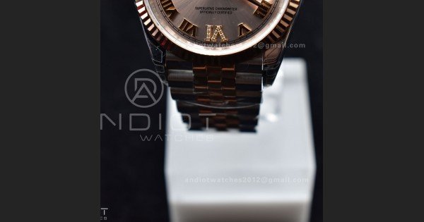 DateJust 36 SS/RG 126231 VSF 1:1 Best Edition 904L Steel RG Dial on Jubilee Bracelet VS3235