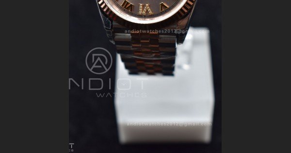 DateJust 36 SS/RG 126231 VSF 1:1 Best Edition 904L Steel RG Dial on Jubilee Bracelet VS3235