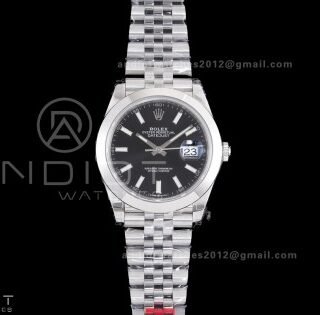 DateJust 41 126300 904L SS VSF 1:1 Best Edition Black Dial on Jubilee Bracelet VS3235