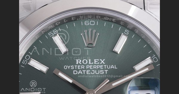 DateJust 41 126300 904L SS VSF 1:1 Best Edition Green Dial on Oyster Bracelet VS3235