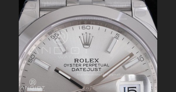 DateJust 41 126300 904L SS VSF 1:1 Best Edition Sliver Dial on Jubilee Bracelet VS3235