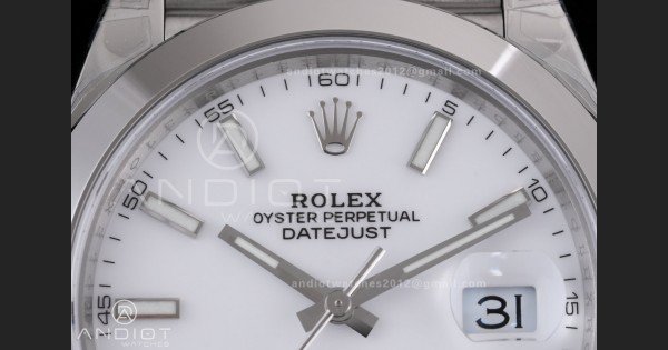 DateJust 41 126300 904L SS VSF 1:1 Best Edition White Dial on Jubilee Bracelet VS3235