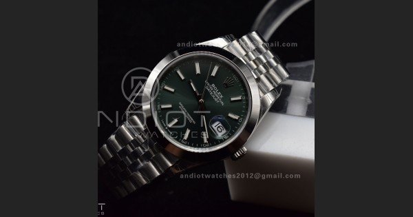 DateJust 41 126330 904L SS VSF 1:1 Best Edition Green Dial On Jubilee Bracelet VS3235