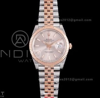 DateJust 41 126331 VSF 1:1 Best Edition 904L Steel RG Dial on SS/RG Jubilee Bracelet VS3235