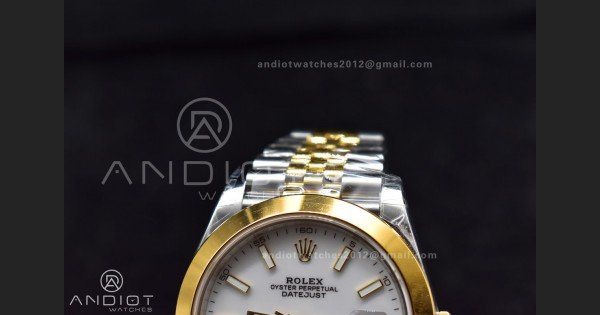 DateJust 41 126331 VSF 1:1 Best Edition 904L Steel Yellow Gold Dial On SS/YG Jubilee Bracelet VS3235