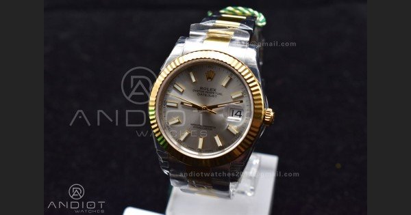 DateJust 41 126333 904L SS/YG VSF 1:1 Best Edition Silver Dial on Oyster Bracelet VS3235