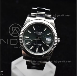 DateJust 41 126334 904L SS VSF 1:1 Best Edition Green Dial On Oyster Bracelet VS3235