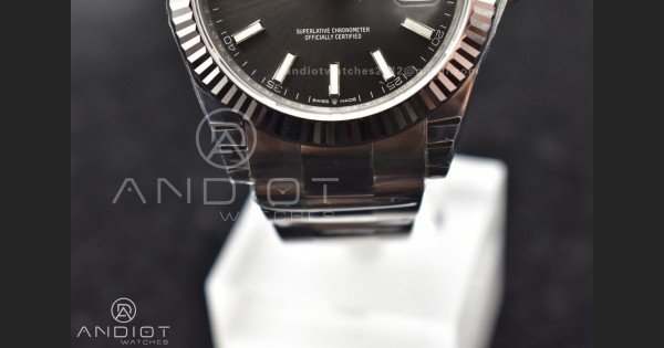DateJust 41 126334 904L SS VSF 1:1 Best Edition Grey Dial on Oyster Bracelet VS3235