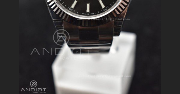 DateJust 41 126334 904L SS VSF 1:1 Best Edition Grey Dial on Oyster Bracelet VS3235