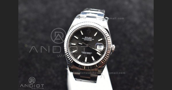 DateJust 41 126334 904L SS VSF 1:1 Best Edition Grey Dial on Oyster Bracelet VS3235