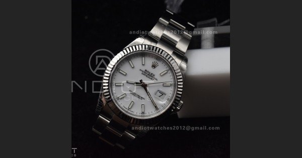 DateJust 41 126334 904L SS VSF 1:1 Best Edition White Dial On Oyster Bracelet VS3235