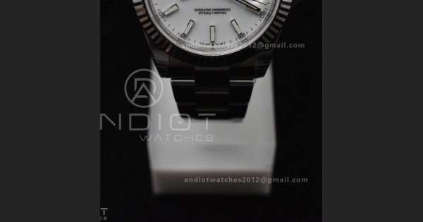 DateJust 41 126334 904L SS VSF 1:1 Best Edition White Dial On Oyster Bracelet VS3235