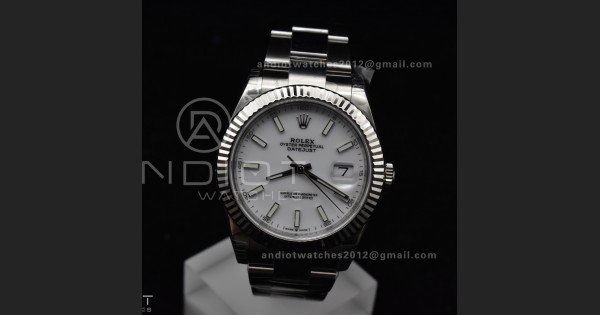DateJust 41 126334 904L SS VSF 1:1 Best Edition White Dial On Oyster Bracelet VS3235