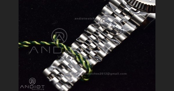 DateJust 41 126334 DIWF 1:1 Best Edition 904L Steel Grey Stick Dial on Jubilee Bracelet SA3235