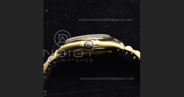 Day Date 36 YG RAF 1:1 Best Edition Red Carnelian Dial on YG Bracelet A2836