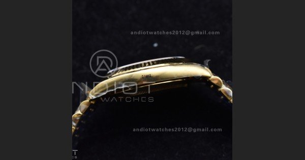 Day Date 40 YG 228238 ARF 1:1 Best Edition Black Stick Dial On President Bracelet VR3255 (Gain Weight)