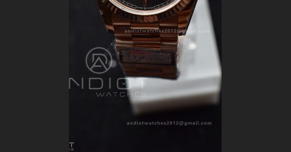 DayDate 36 SS QF Best Edition 904L Steel Grey Dial on President Bracelet vr3255 V5 (Gain Weight)