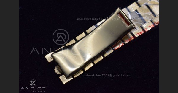 DayDate 40 YG GMF Plated 904L Steel Black Dial Crystal Markers On President Bracelet A2836 V2