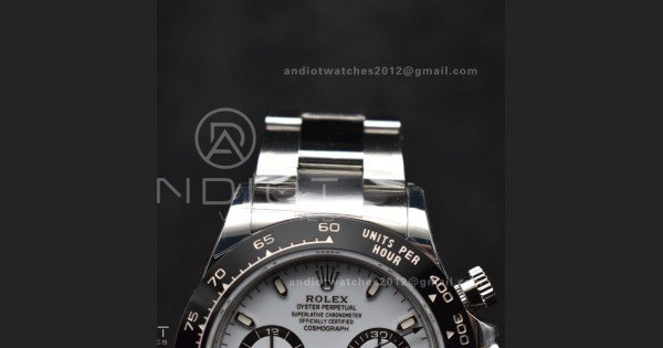 Daytona 116500 SB/VSF 1:1 Best Edition 904L Steel White Dial on SS Bracelet DD4130