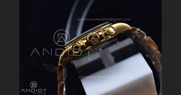 Daytona 116505 Clean 1:1 Best Edition YG Dial Black Markers on YG Bracelet SA4130 V2