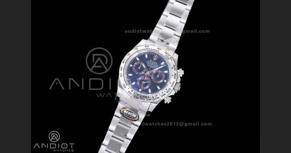 Daytona 116509 BTF 1:1 Best Edition 904L SS Case and Bracelet Blue Dial DD4130