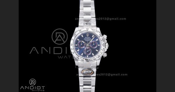 Daytona 116509 BTF 1:1 Best Edition 904L SS Case and Bracelet Blue Dial DD4130