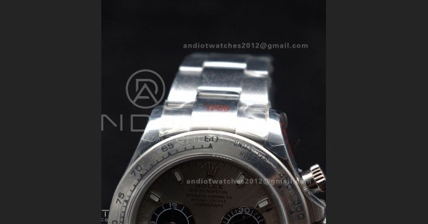 Daytona 116509 QF 1:1 Best Edition Grey Dial on SS Bracelet SA4130