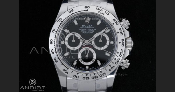 Daytona 116520 904 SS BTF 1:1 Best Edition Black Dial On 904L SS Bracelet DD4130