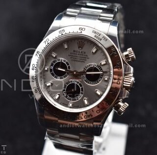 Daytona 116520 BTF 1:1 Best Edition 904L SS Case And Bracelet Grey Dial SA4130