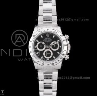 Daytona 116520 VSF 1:1 Best Edition 904L SS Case and Bracelet Black Dial DD4130