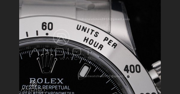 Daytona 116520 VSF 1:1 Best Edition 904L SS Case and Bracelet Black Dial DD4130