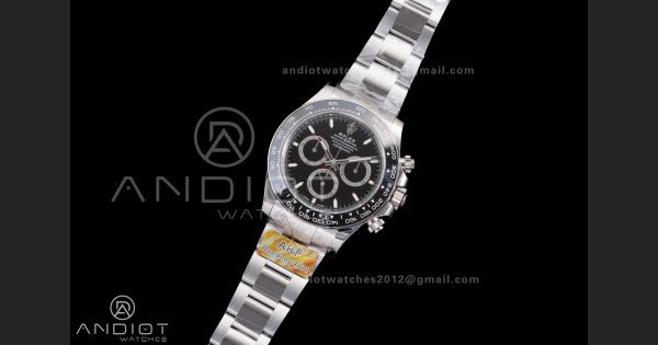 Daytona 126500 ARF 1:1 Best Edition Black Dial on SS Bracelet Strap DD4131
