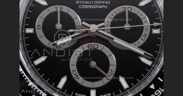 Daytona 126500 ARF 1:1 Best Edition Black Dial on SS Bracelet Strap DD4131