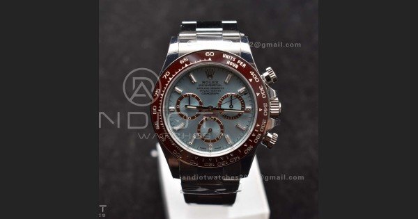 Daytona 126506 904L SS VSF 1:1 Best Edition Ice Blue Dial Sticks Markers on 904L SS Bracelet Super Clone Asian DD4131