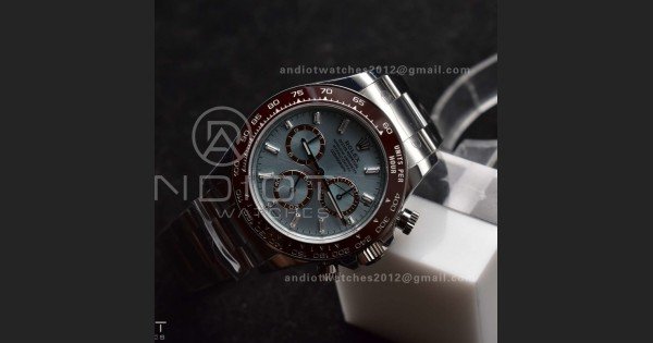 Daytona 126506 904L SS VSF 1:1 Best Edition Ice Blue Dial Sticks Markers on 904L SS Bracelet Super Clone Asian DD4131